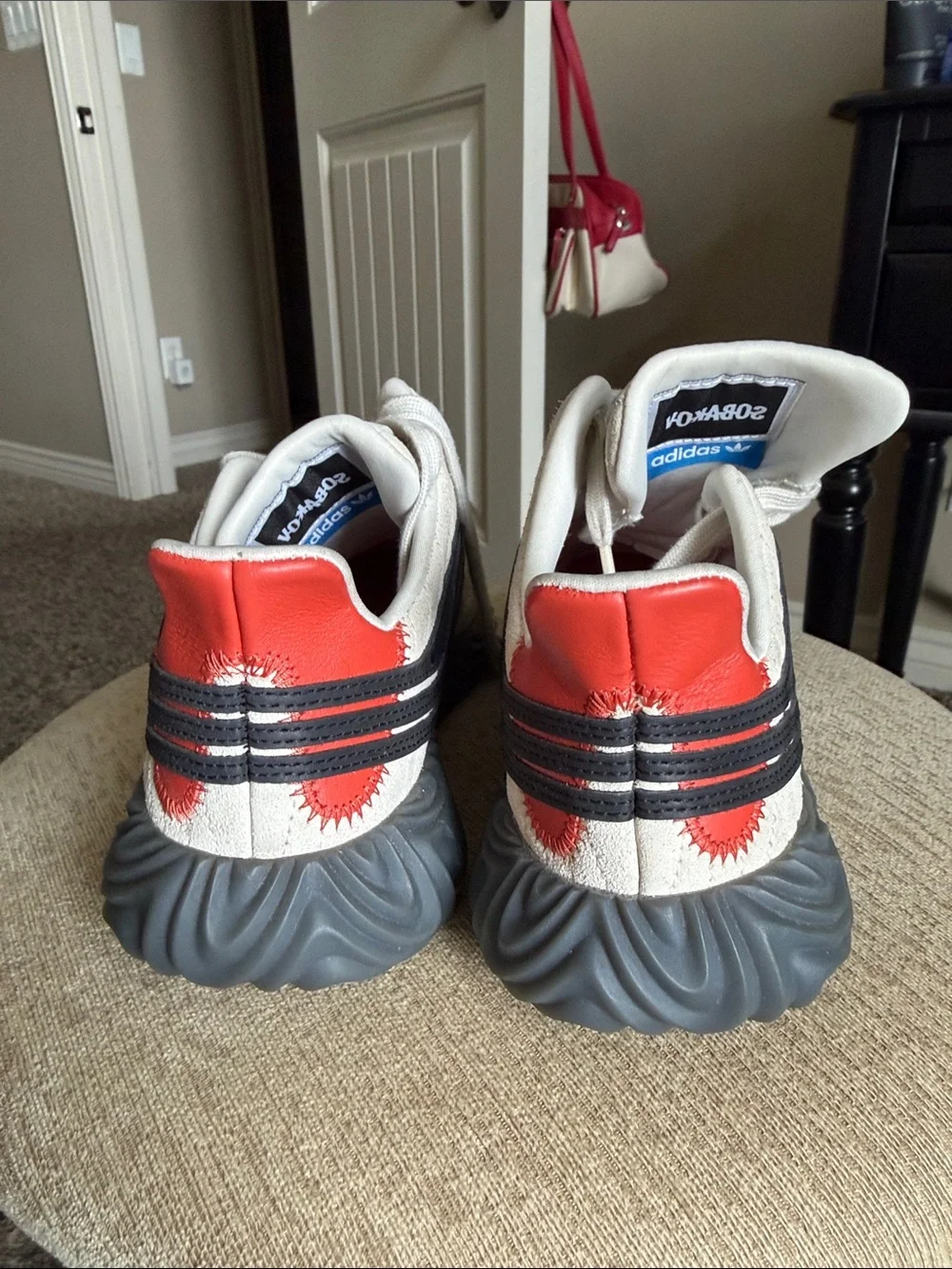 adidas Sobakov Off White Core Black Raw Amber